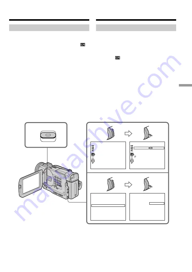 Sony Handycam DCR-TRV11E Operating Instructions Manual Download Page 111