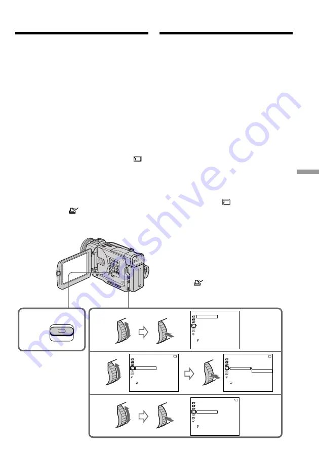 Sony Handycam DCR-TRV11E Operating Instructions Manual Download Page 169