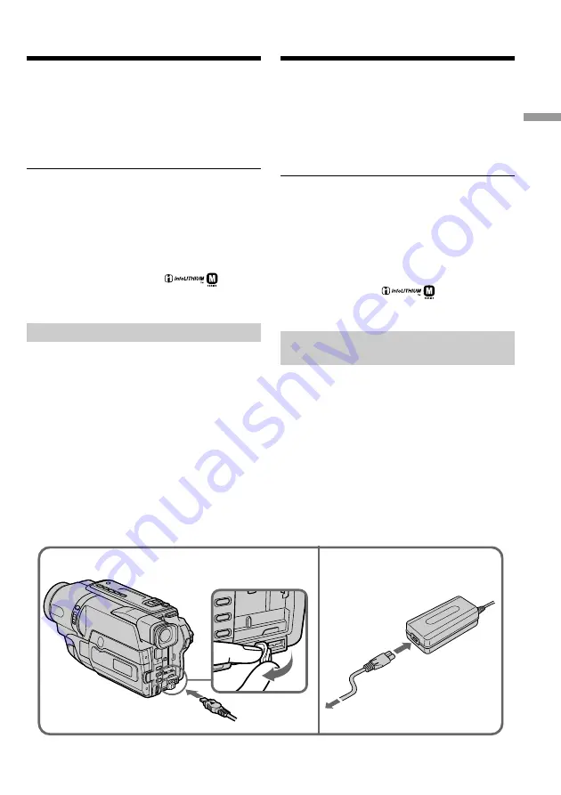 Sony Handycam DCR-TRV140E Operating Instructions Manual Download Page 23