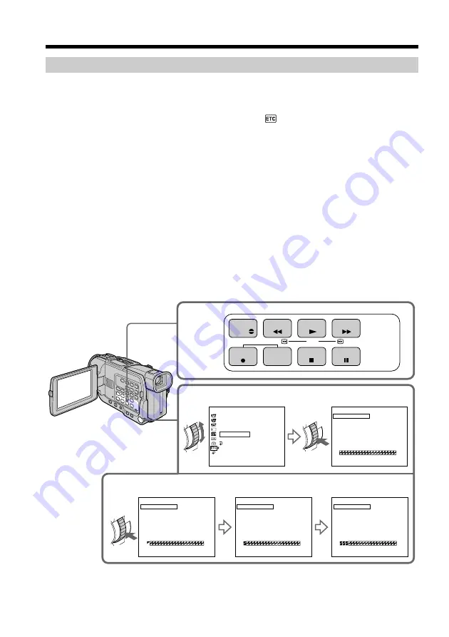 Sony Handycam DCR-TRV15 Operating Instructions Manual Download Page 76