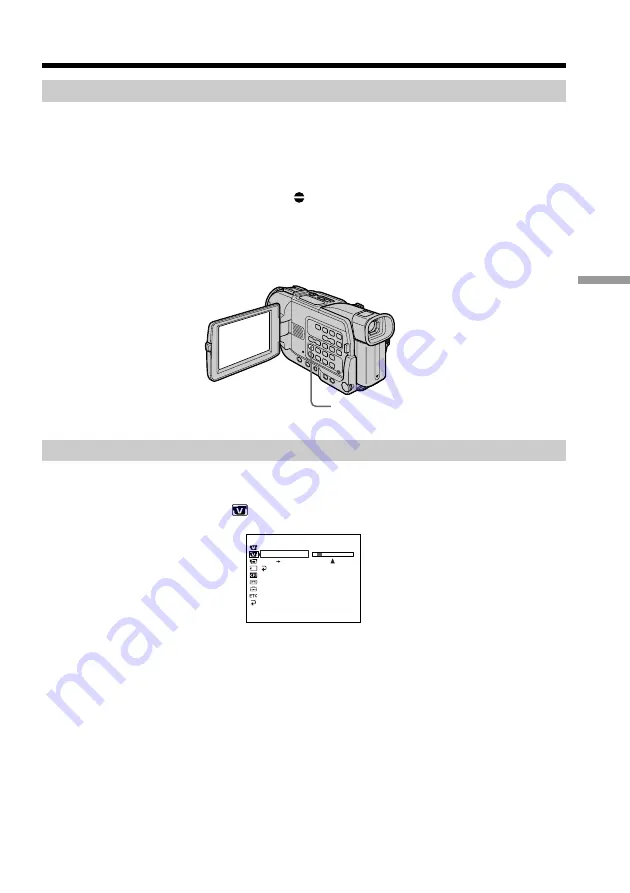 Sony Handycam DCR-TRV15 Operating Instructions Manual Download Page 87