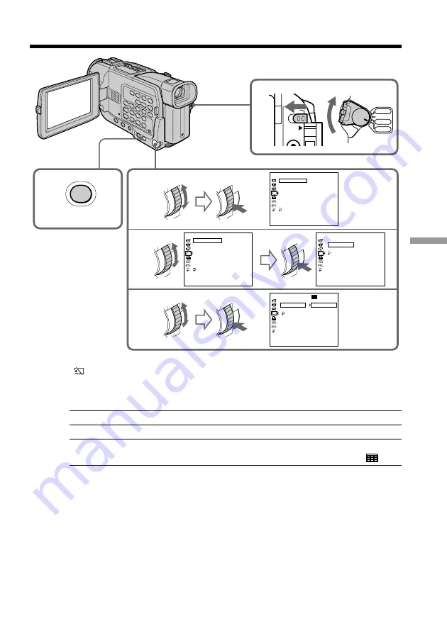 Sony Handycam DCR-TRV15 Operating Instructions Manual Download Page 115