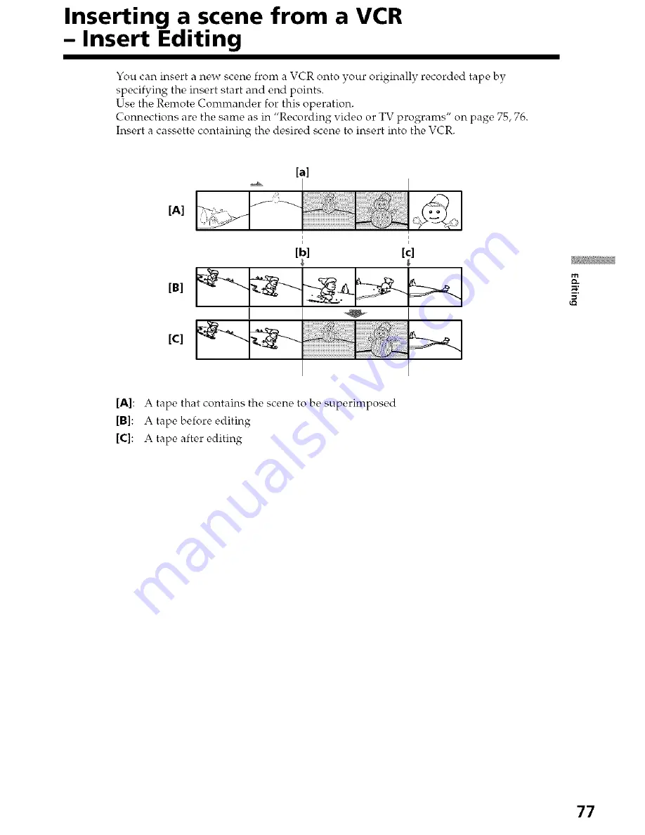 Sony HANDYCAM DCR-TRV230 Operating Instructions Manual Download Page 77