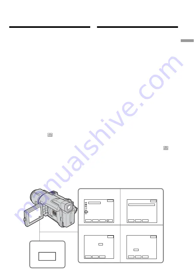 Sony Handycam DCR-TRV60E Operating Instructions Manual Download Page 31