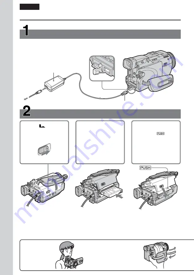 Sony Handycam DCR-TRV75E Скачать руководство пользователя страница 12