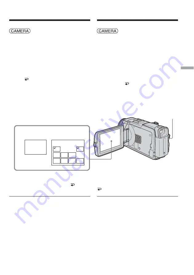 Sony Handycam DCR-TRV75E Operating Instructions Manual Download Page 69