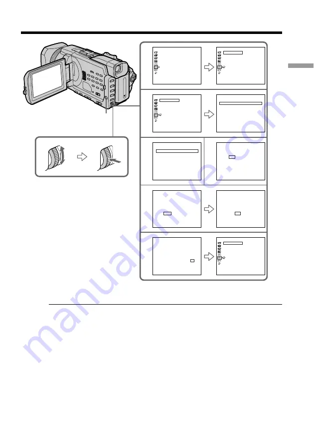 Sony Handycam DCR-TRV940 Operating Instructions Manual Download Page 21