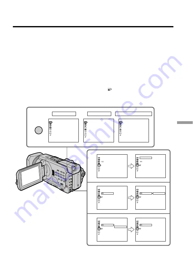 Sony Handycam DCR-TRV940 Operating Instructions Manual Download Page 207