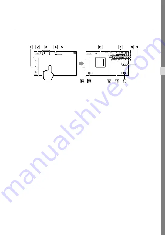 Sony Handycam HDR-CX190E Operating Manual Download Page 25