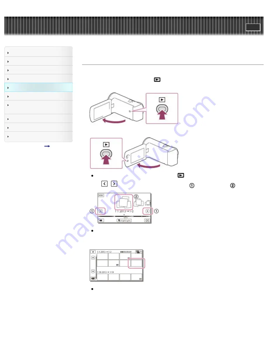 Sony Handycam HDR-CX220E User Manual Download Page 55