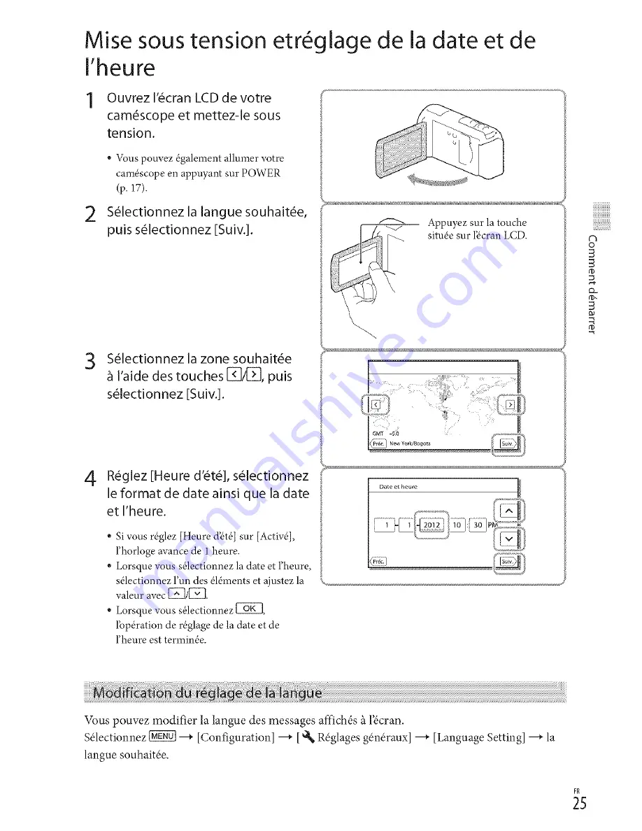 Sony Handycam HDR-CX250 Owner'S Manual Download Page 25