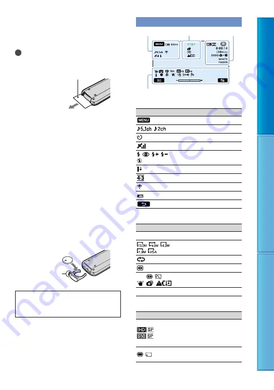 Sony Handycam HDR-CX500E Handbook Download Page 9