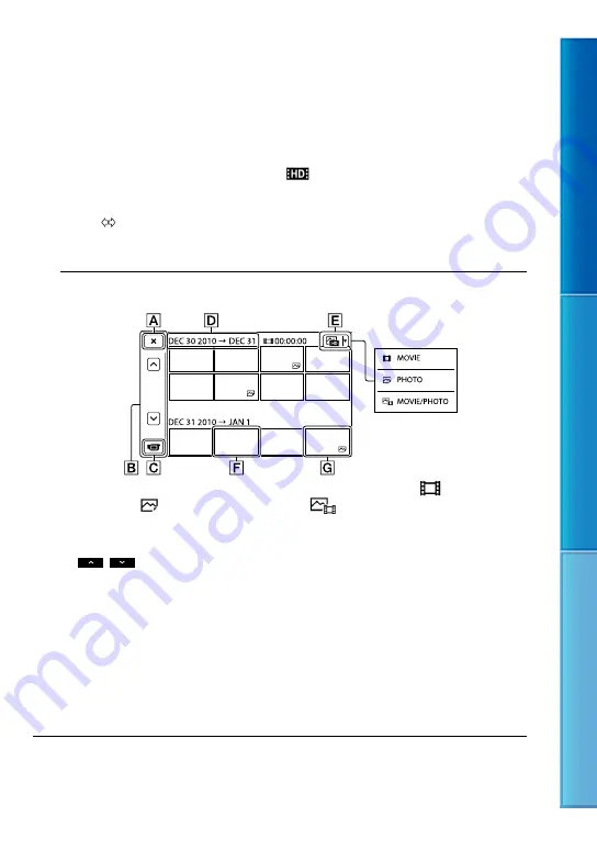 Sony Handycam HDR-CX560 Handbook Download Page 30