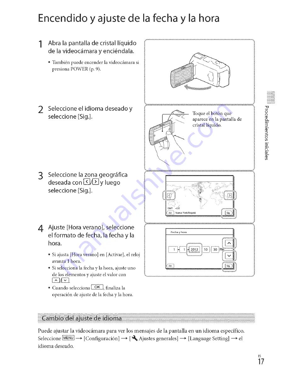 Sony Handycam HDR-CX760V Скачать руководство пользователя страница 17