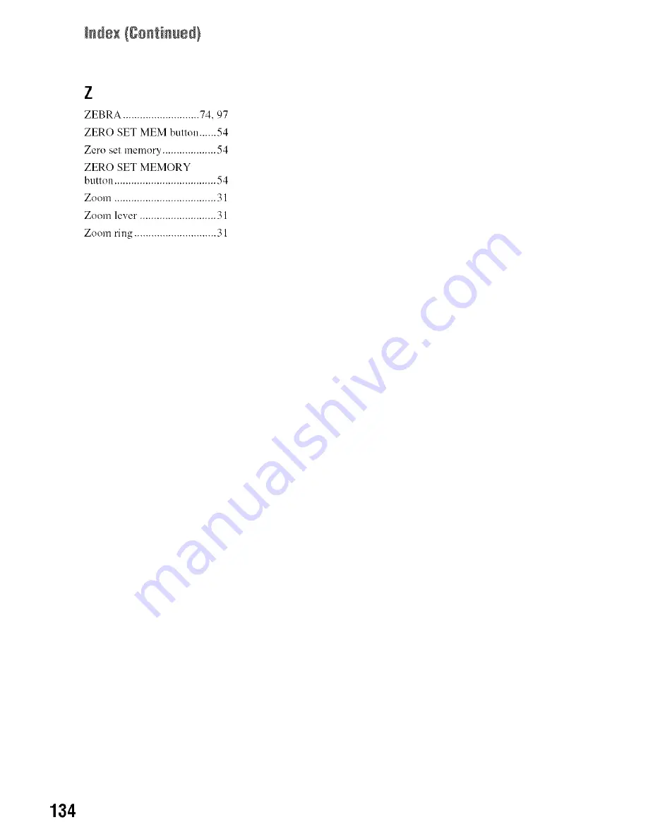 Sony Handycam HDR-FX1000 Operating Manual Download Page 134