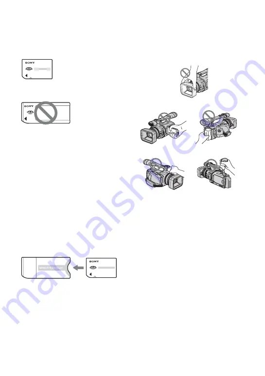 Sony Handycam HDR-FX7E Operating Manual Download Page 3