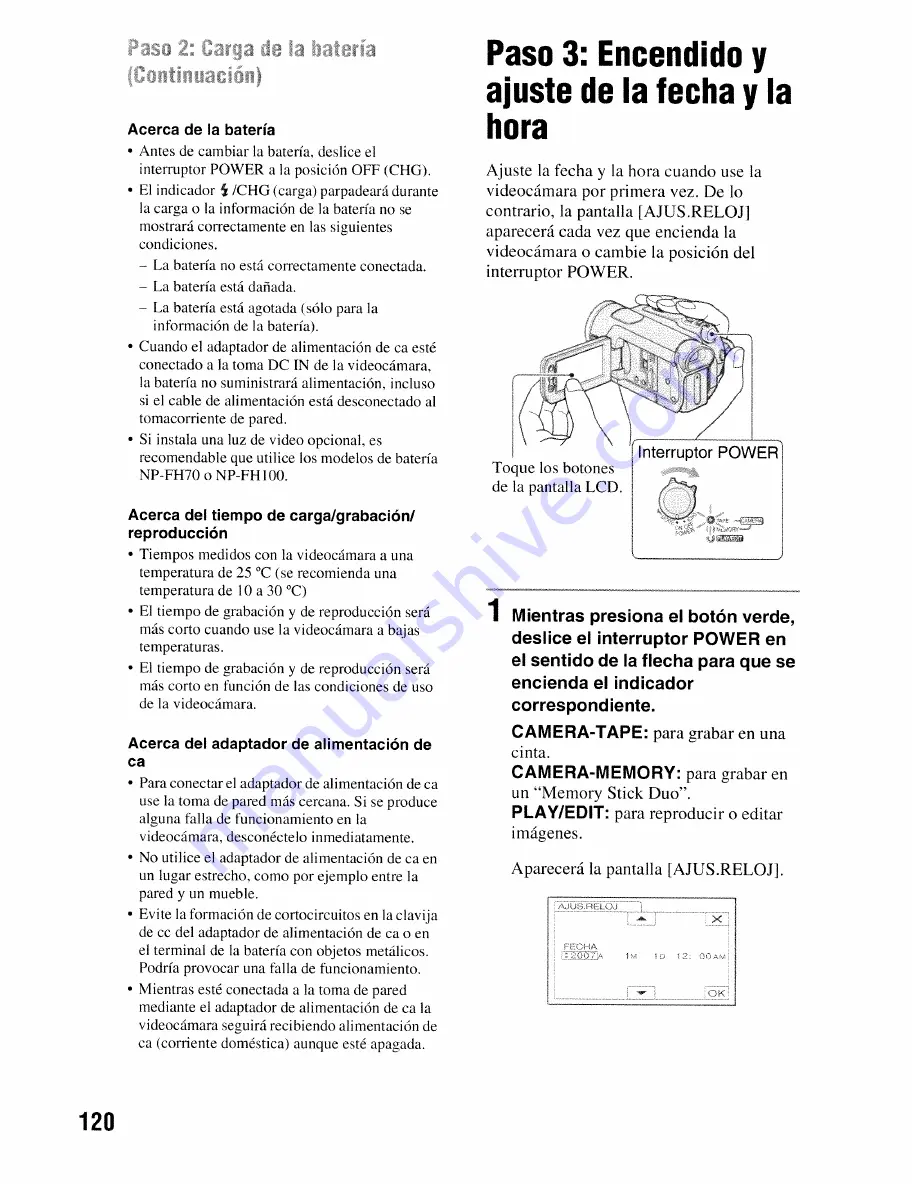 Sony Handycam HDR-HC5 Operating Manual Download Page 120