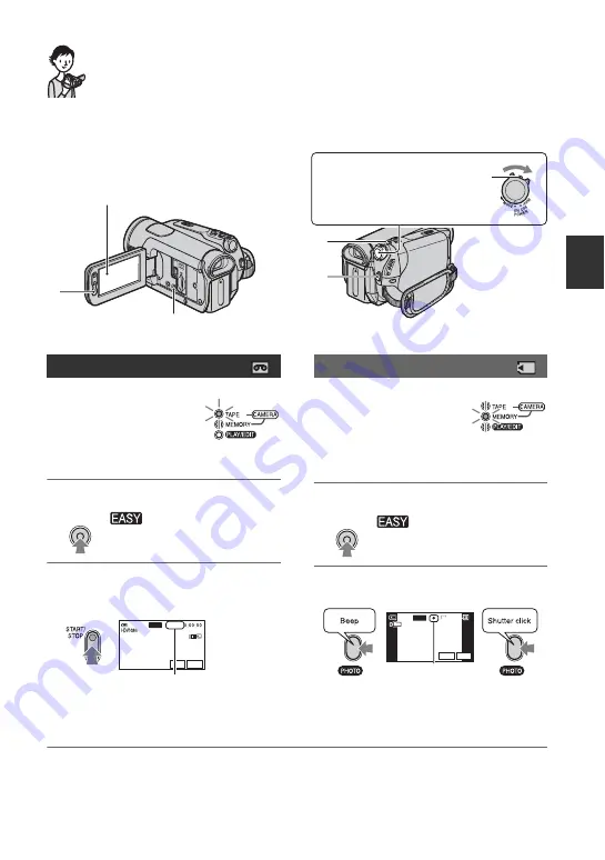 Sony Handycam HDR-HC9E Operating Manual Download Page 21