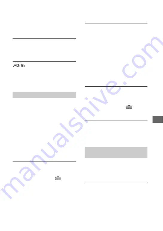 Sony Handycam HDR-HC9E Operating Manual Download Page 85