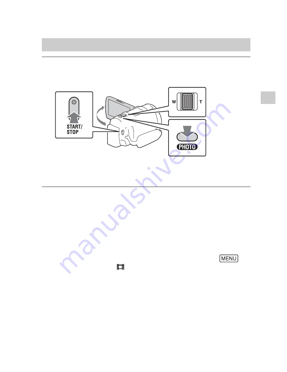 Sony Handycam HDR-PJ810 Operating Manual Download Page 13