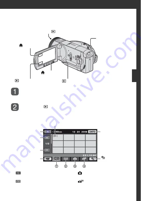 Sony Handycam HDR-SR1 (French) Mode D'Emploi Download Page 43