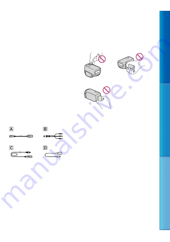 Sony Handycam HDR-TD10E Handbook Download Page 3