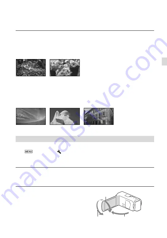 Sony Handycam HDR-TD20V Operating Manual Download Page 25