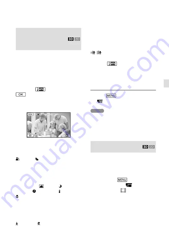 Sony Handycam HDR-TD20V Operating Manual Download Page 135