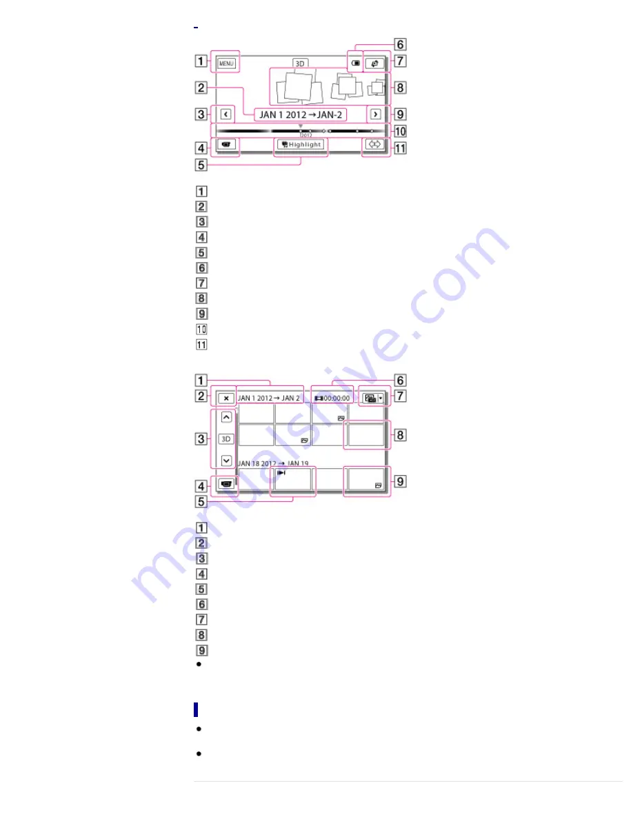 Sony Handycam HDR-TD30 User Manual Download Page 64