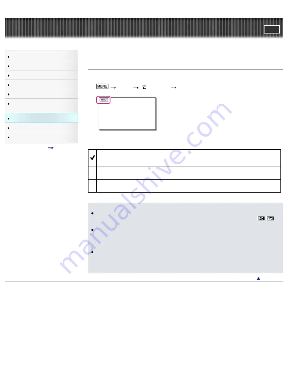 Sony Handycam HDR-TD30 User Manual Download Page 185