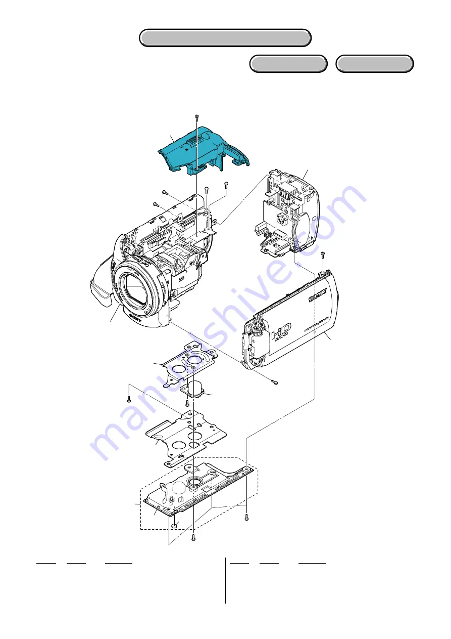 Sony Handycam HDR-XR100E Service Manual Download Page 89