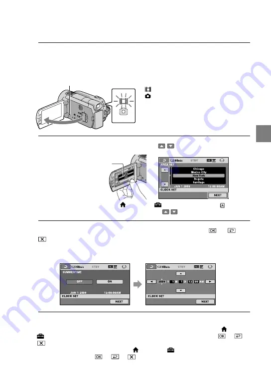 Sony Handycam HDR-XR520 Скачать руководство пользователя страница 15