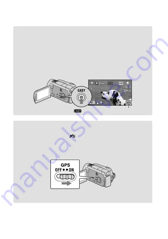 Sony Handycam HDR-XR520 Operating Manual Download Page 20