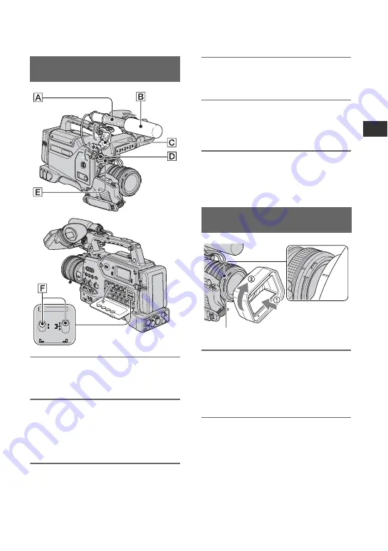 Sony HANDYCAM HVR-S270P Скачать руководство пользователя страница 11