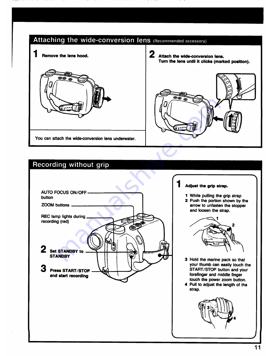 Sony Handycam MPK-TRS Operating Instructions Manual Download Page 11