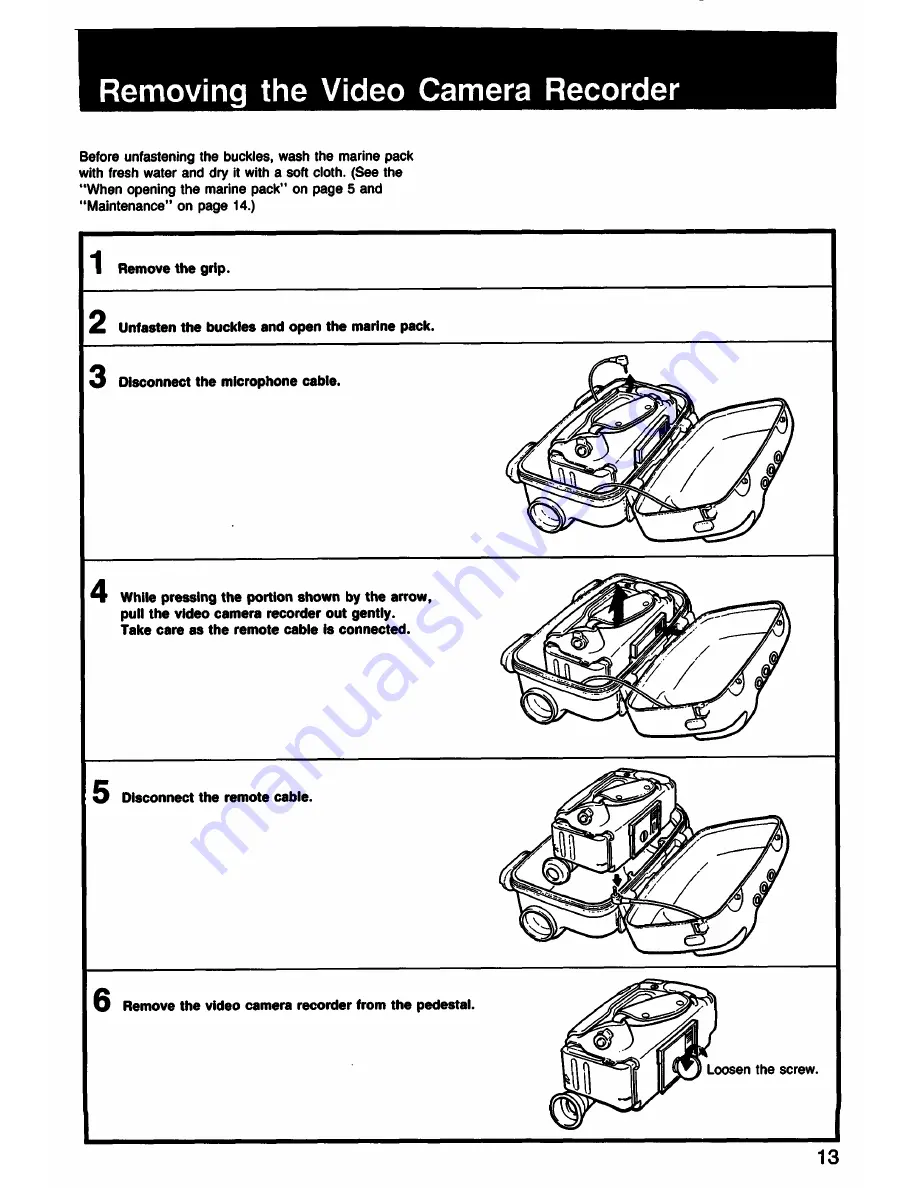 Sony Handycam MPK-TRS Operating Instructions Manual Download Page 13