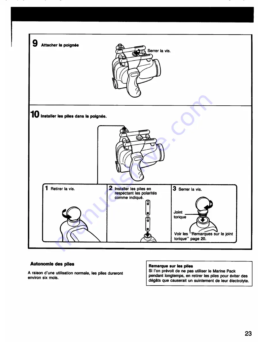 Sony Handycam MPK-TRS Operating Instructions Manual Download Page 23