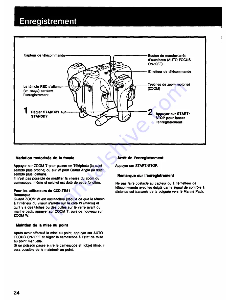 Sony Handycam MPK-TRS Operating Instructions Manual Download Page 24