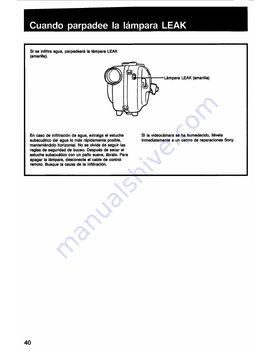 Sony Handycam MPK-TRS Operating Instructions Manual Download Page 40