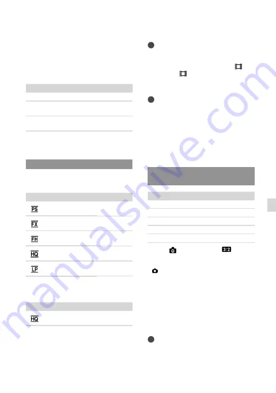 Sony Handycam NEX-VG20H Operating Manual Download Page 67