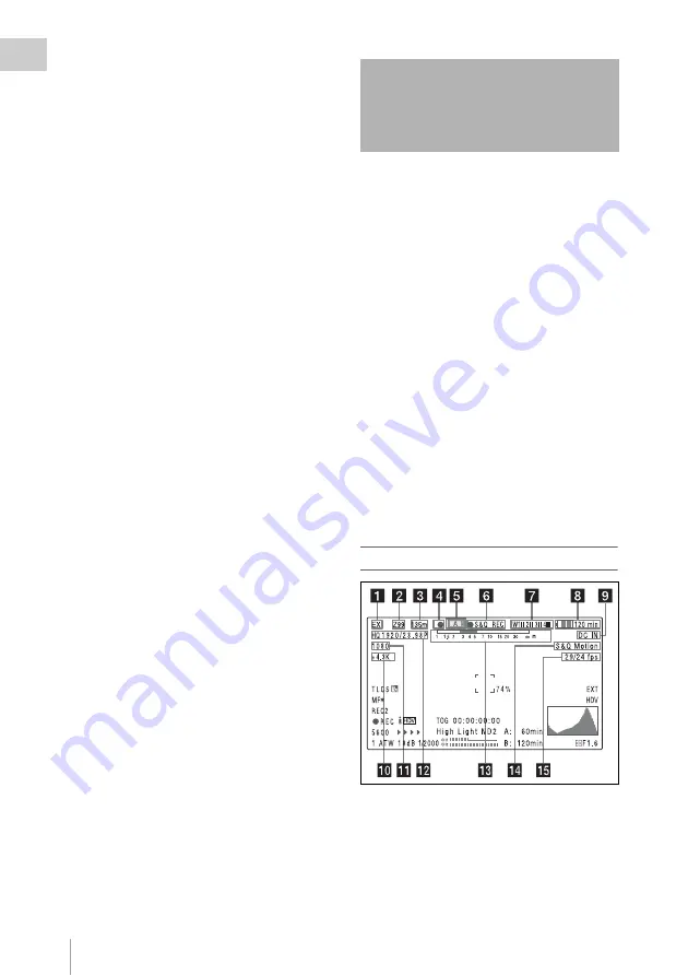 Sony HANDYCAM PMW-350L Operating Instructions Manual Download Page 28