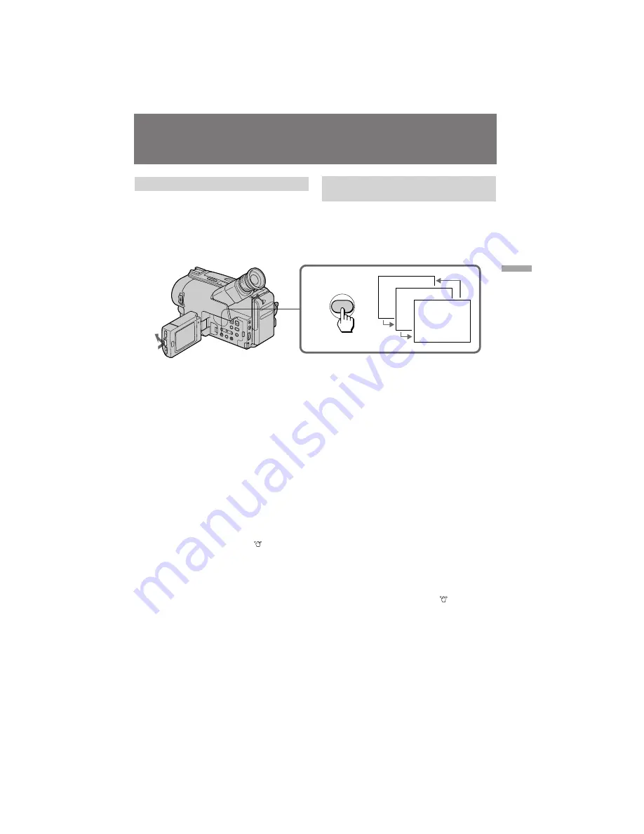 Sony Handycam Vision CCD-TRV14E Operating Instructions Manual Download Page 39