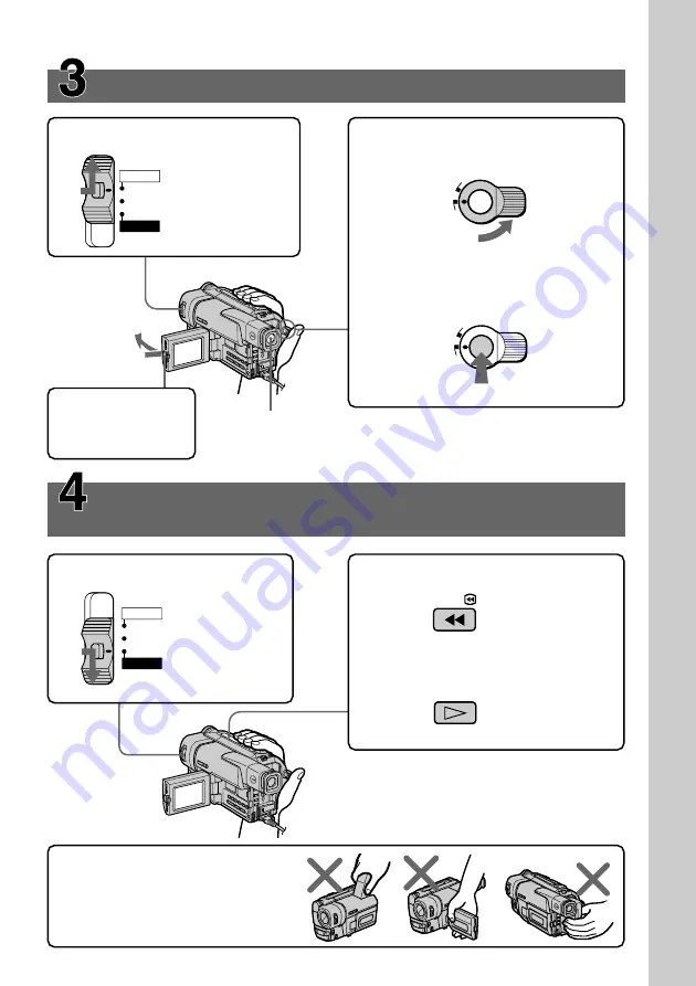 Sony Handycam Vision CCD-TRV37E Operating Instructions Manual Download Page 7