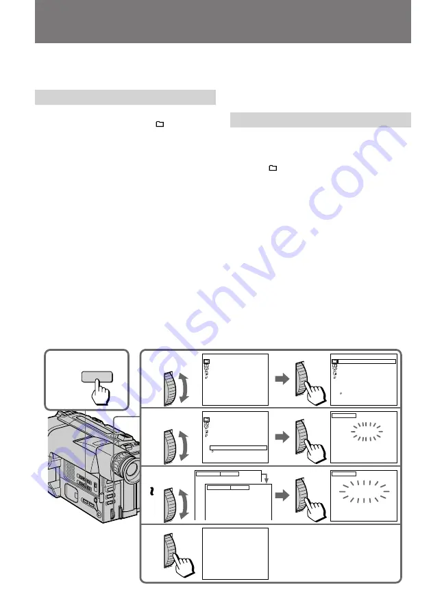 Sony HANDYCAM VISION CCD-TRV45E Скачать руководство пользователя страница 62