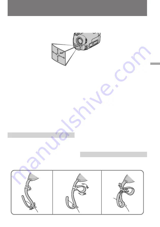 Sony HANDYCAM VISION CCD-TRV64E Operating Instructions Manual Download Page 97