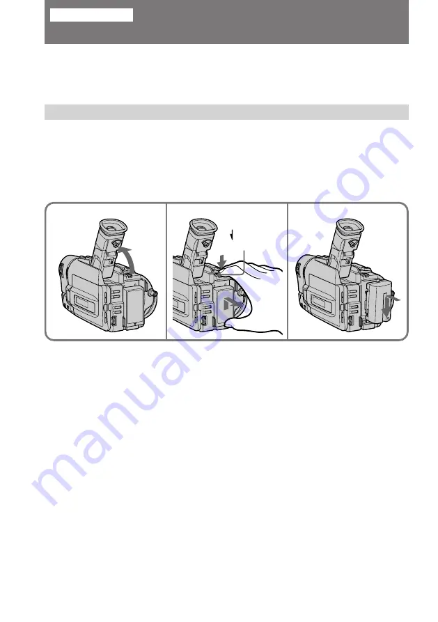 Sony Handycam Vision CCD-TRV95 Hi8 Скачать руководство пользователя страница 6