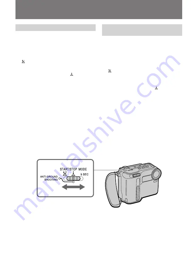 Sony Handycam Vision DCR-SC100E Operating Instructions Manual Download Page 19