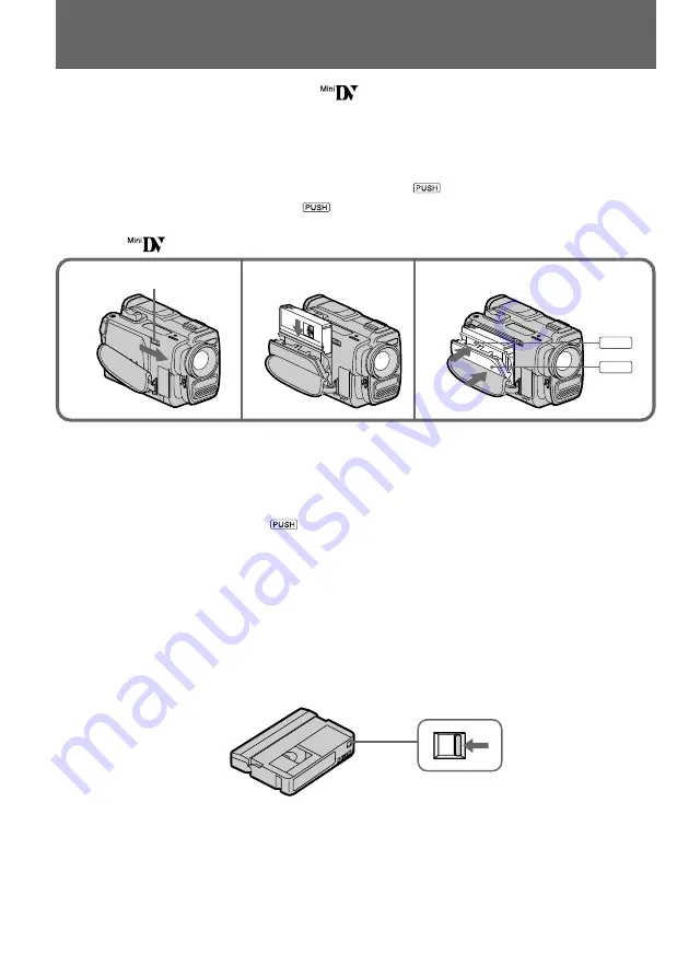 Sony Handycam Vision DCR-TRV9 Operating Instructions Manual Download Page 10