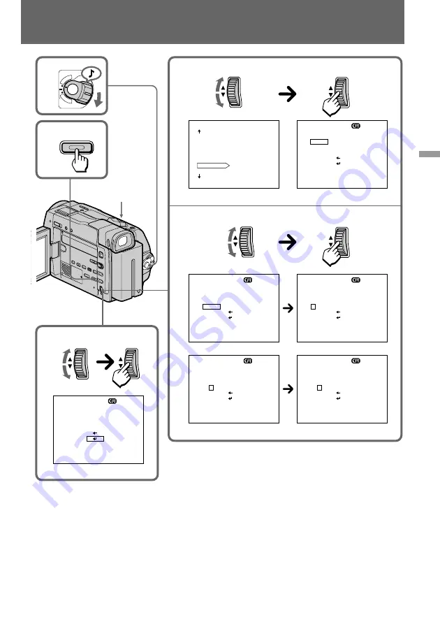 Sony Handycam Vision DCR-TRV9 Operating Instructions Manual Download Page 47