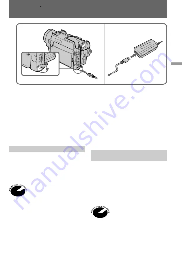 Sony Handycam Vision  DCR-TRV900E Operating Instructions Manual Download Page 33